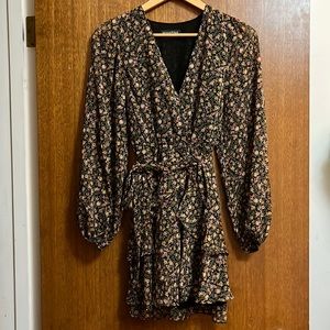 Long sleeve floral dress